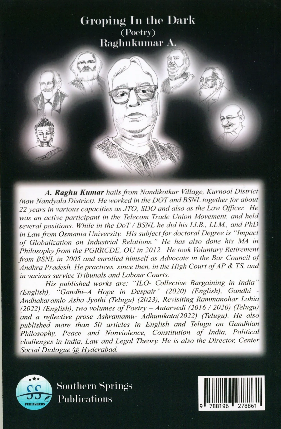 Groping in the Dark · Back cover